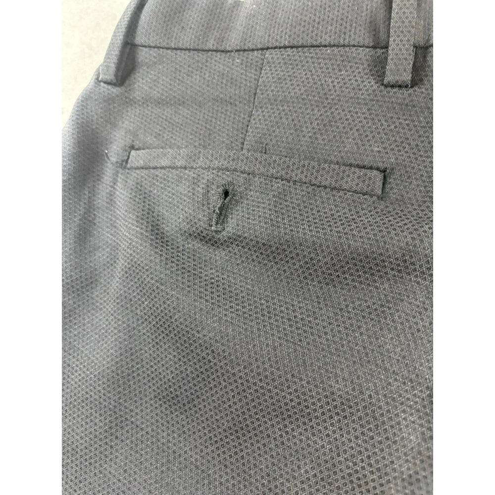 Banana Republic Slim‎ Fit Men's 28x27 Comfort Stretch Wool Slacks Black Luxury
